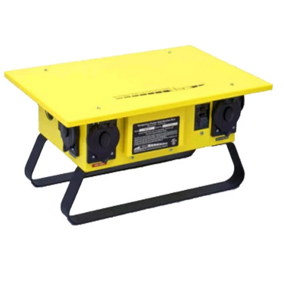 Southwire Tools & Equipment Southwire 50A 125/250V 6-Outlet GFCI Temporary Power Box W/ Sled Base 6506UGSD 3 Southwire Tools & Equipment Southwire 50A 125/250V 6-Outlet GFCI Temporary Power Box W/ Sled Base 6506UGSD