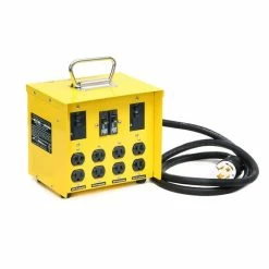 Southwire Tools & Equipment Southwire 30 Amp Mini X-Treme Box 125/250V 8 Outlet 20A UG GFCI 6532UGMX