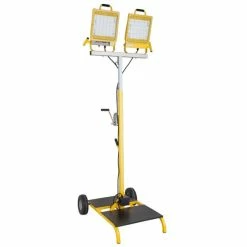 Southwire Tools & Equipment CEP Southwire 44,000 Lumen LED 12' Dual Head Winch Portable Cart Overhead Work Light 7322