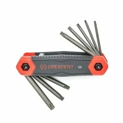 Crescent Tools Crescent 8 Pc. Folding Torx Dual Material Key Set CHKFT8