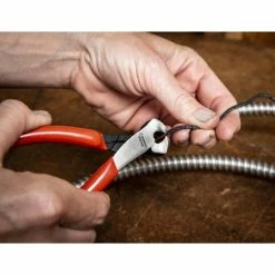 Crescent Tools Crescent 4" Mini Dipped Handle End Nipper Pliers 4MECNDG -Festool Shop crs 4mecndg img inuse bdbw1llve1civbo1