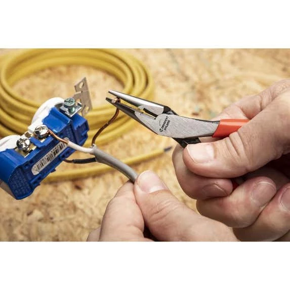 Crescent Tools Crescent 5" Mini Dipped Handle Long Nose Pliers 5MLNDG 6 Crescent Tools Crescent 5" Mini Dipped Handle Long Nose Pliers 5MLNDG - Image 4