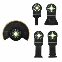 Flex Power Tools Flex 5 Piece Trimming Project Oscillating Accessory Set FAM40001-5