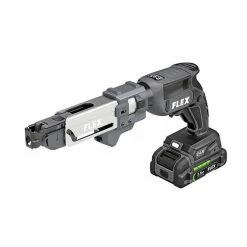 Flex Power Tools Flex 24V Drywall Screw Gun, AutoFeed Attachment & Cut-Out Tool Combo Kit (2.5Ah) FXM203-2A -Festool Shop fxm203 3 vkbmvggr3wsh6mso